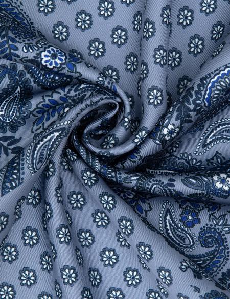 Lacivert Desenli Mendil - 50305221002