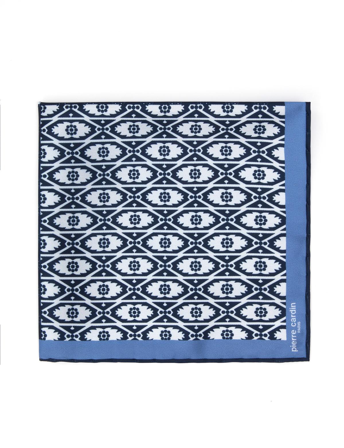 Lacivert Desenli Mendil - 50305220001