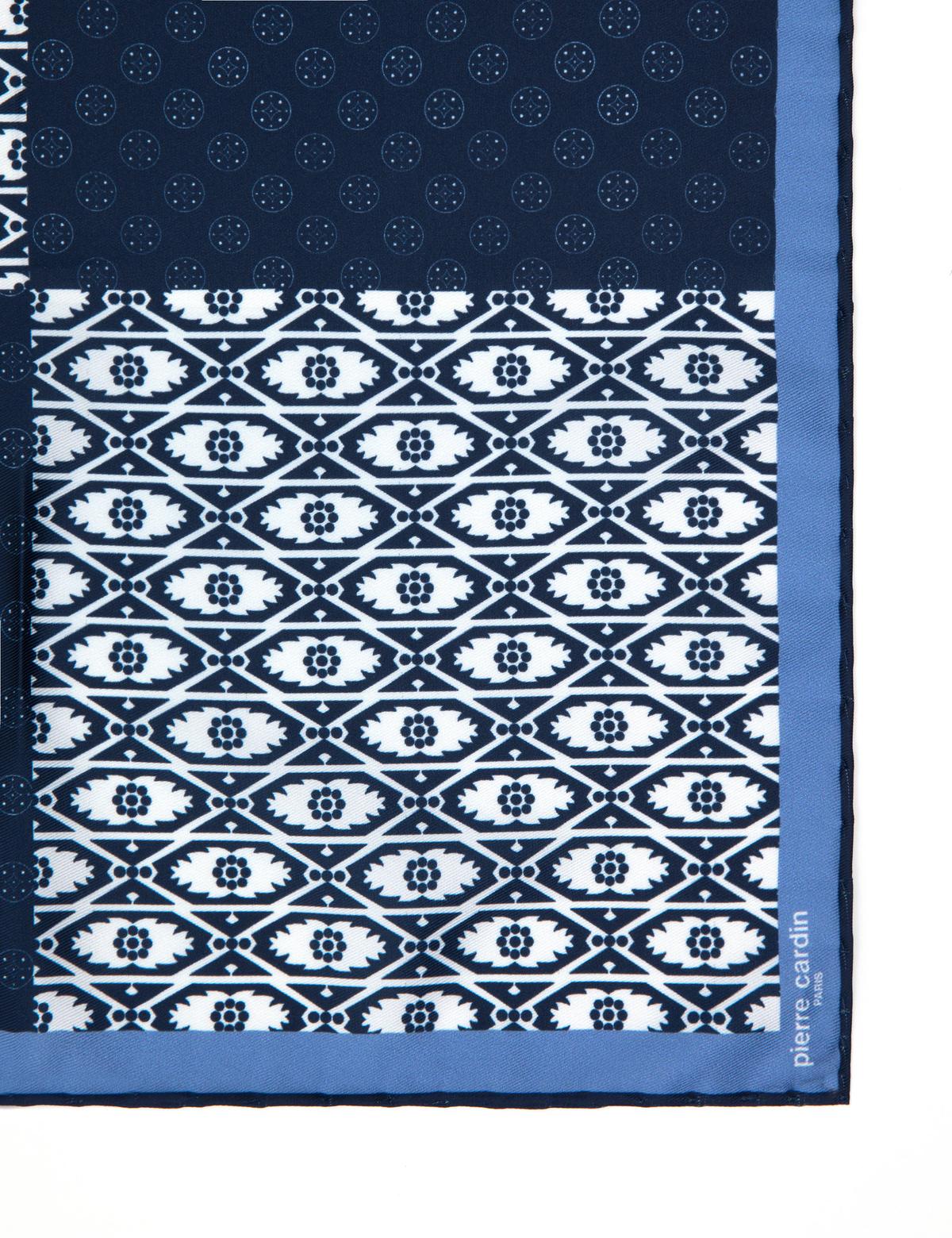 Lacivert Desenli Mendil - 50305220001