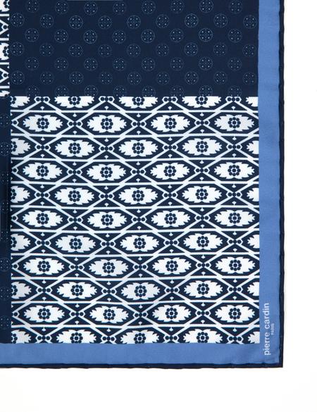 Lacivert Desenli Mendil - 50305220001