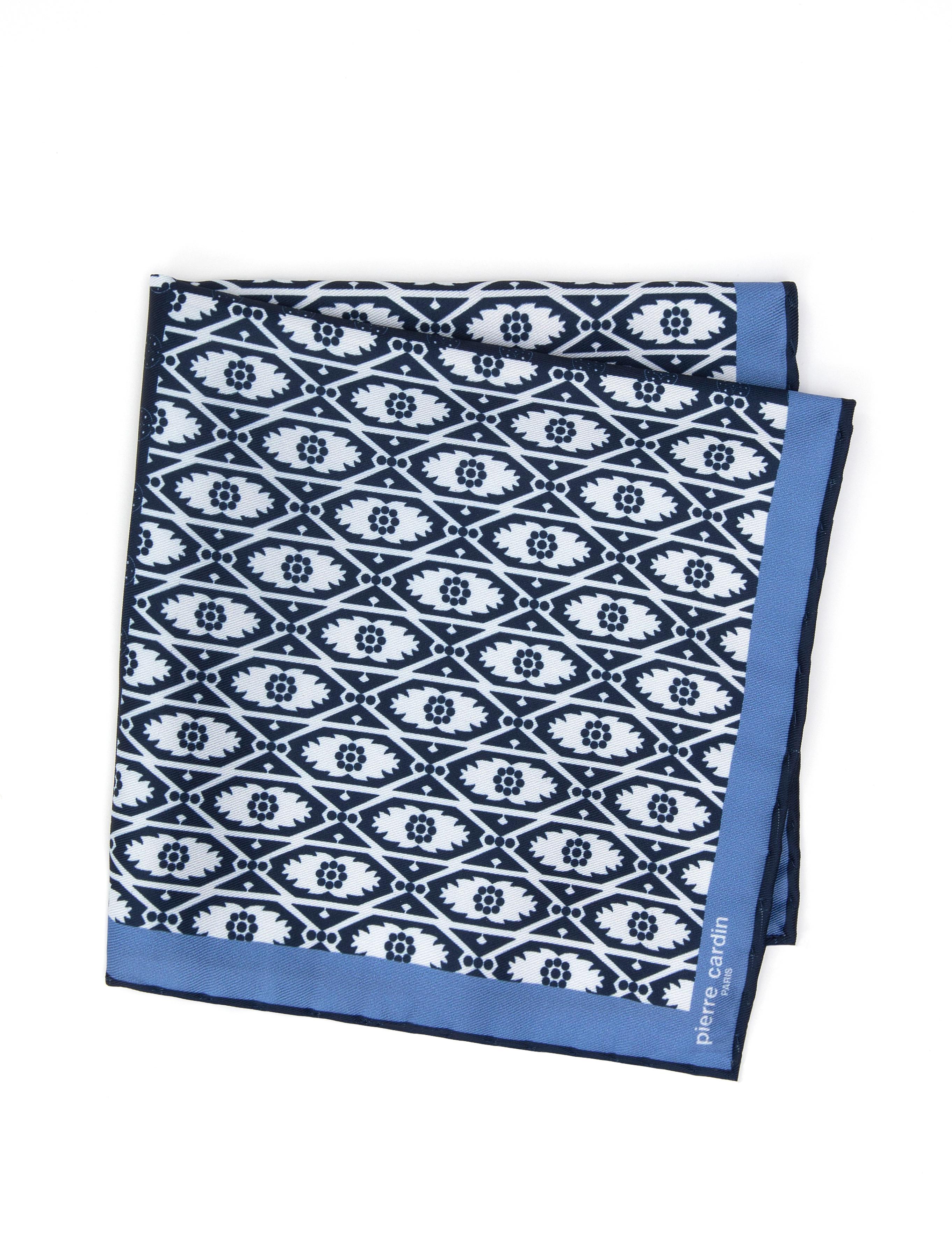 Lacivert Desenli Mendil