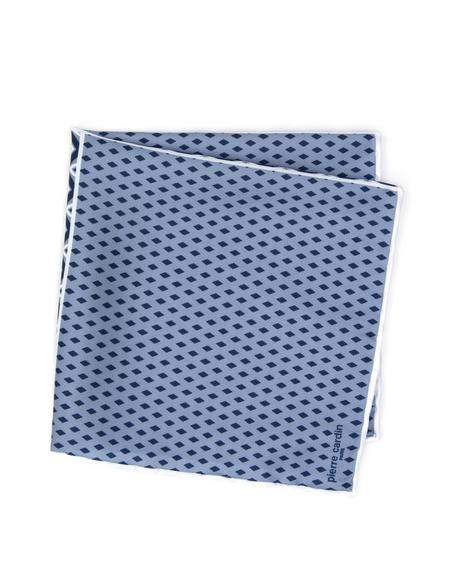 Lacivert Desenli Mendil - 50305217002