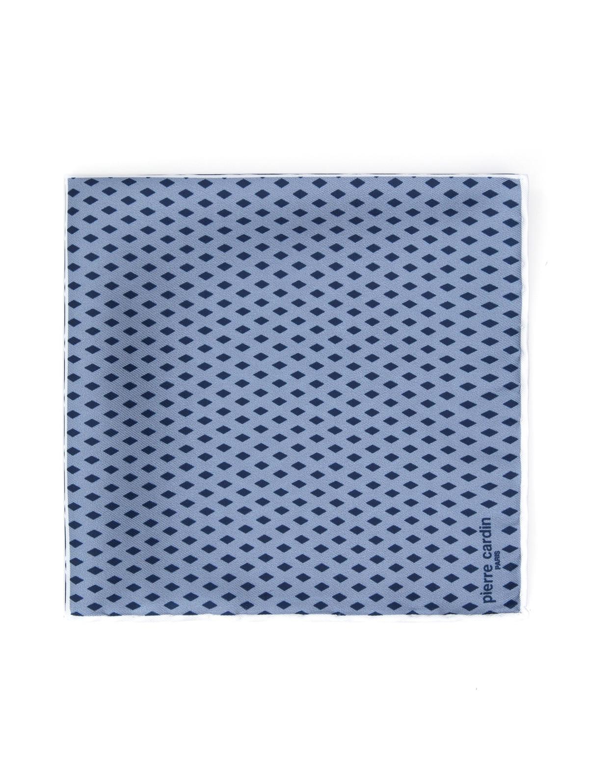 Lacivert Desenli Mendil - 50305217002