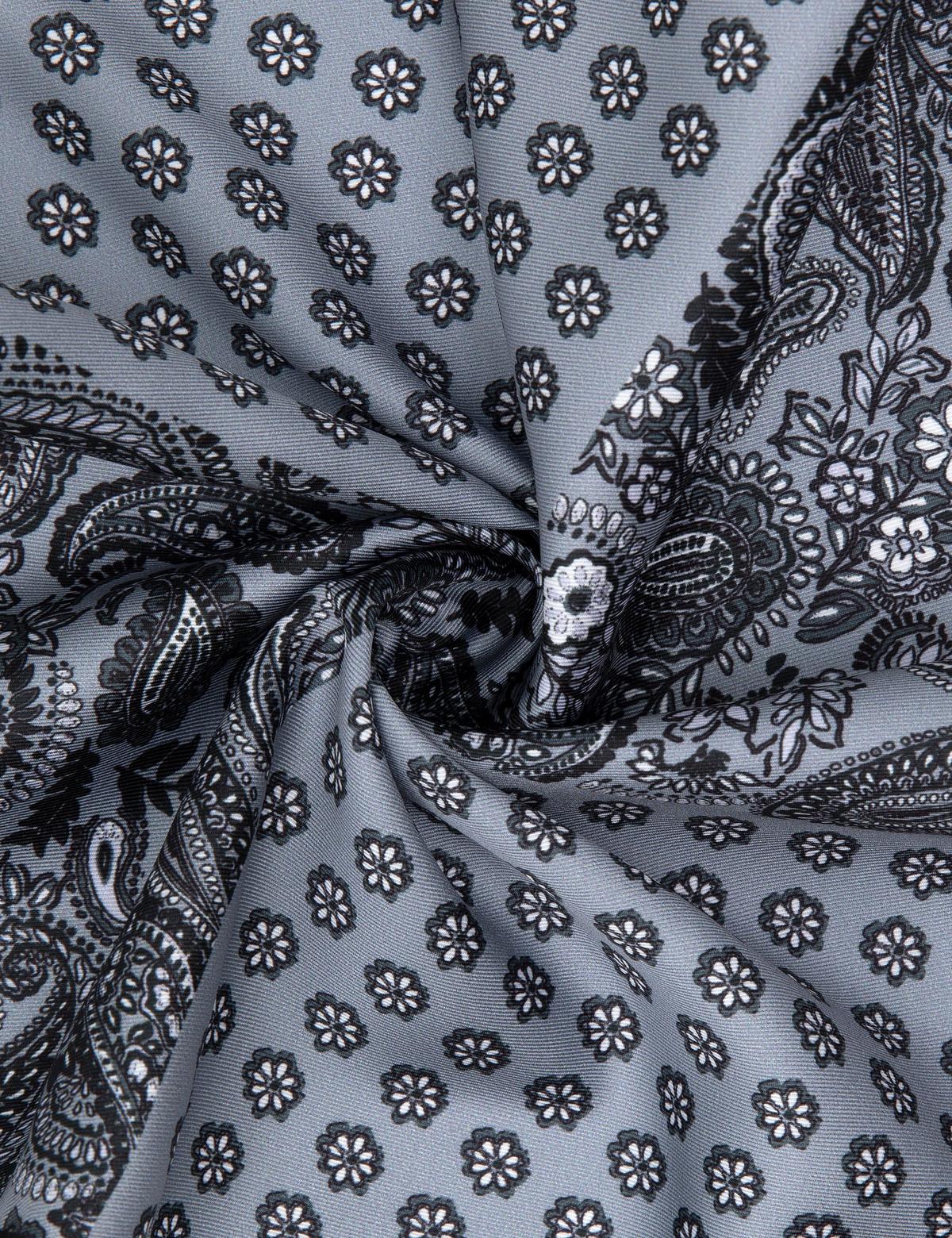 Siyah Desenli Mendil - 50305221001