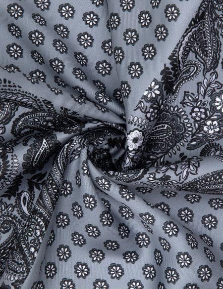 Siyah Desenli Mendil - 50305221001