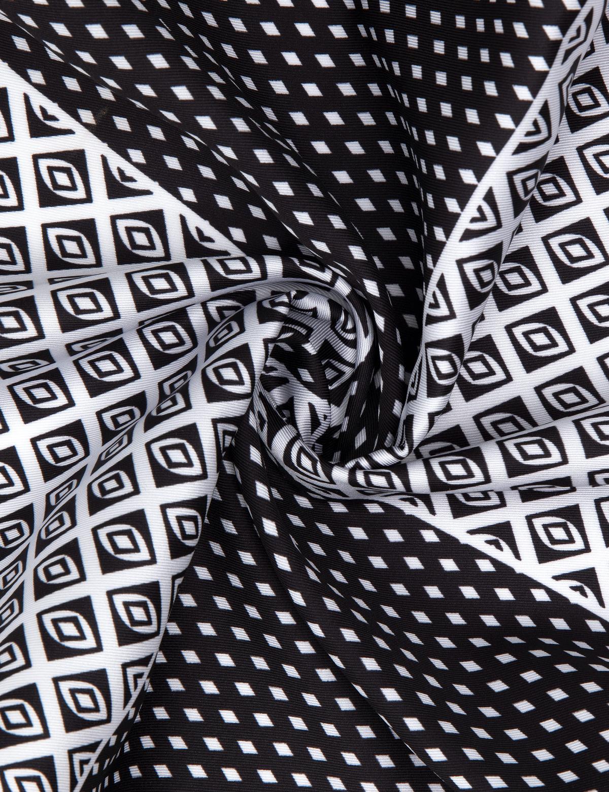 Siyah Desenli Mendil - 50305217001