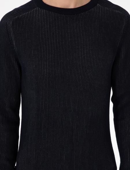 Lacivert Slim Fit Bisiklet Yaka Triko Kazak - 50297117019