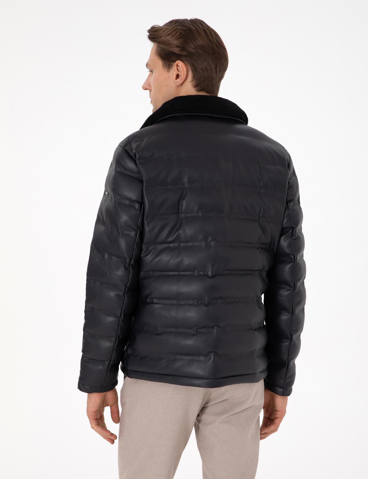 Lacivert Suni Deri Mont - 50300555010