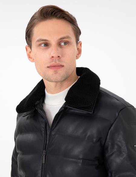 Lacivert Suni Deri Mont - 50300555010