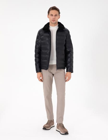 Lacivert Suni Deri Mont - 50300555010