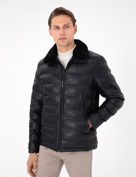 Lacivert Suni Deri Mont - 50300555010