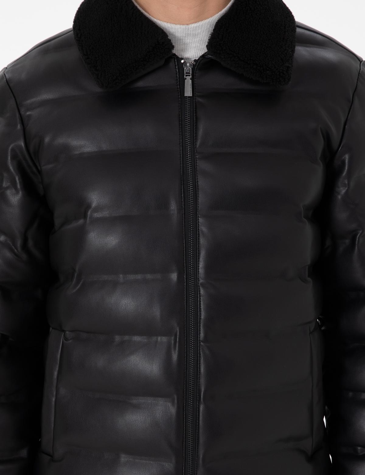 Siyah Suni Deri Mont - 50300555007