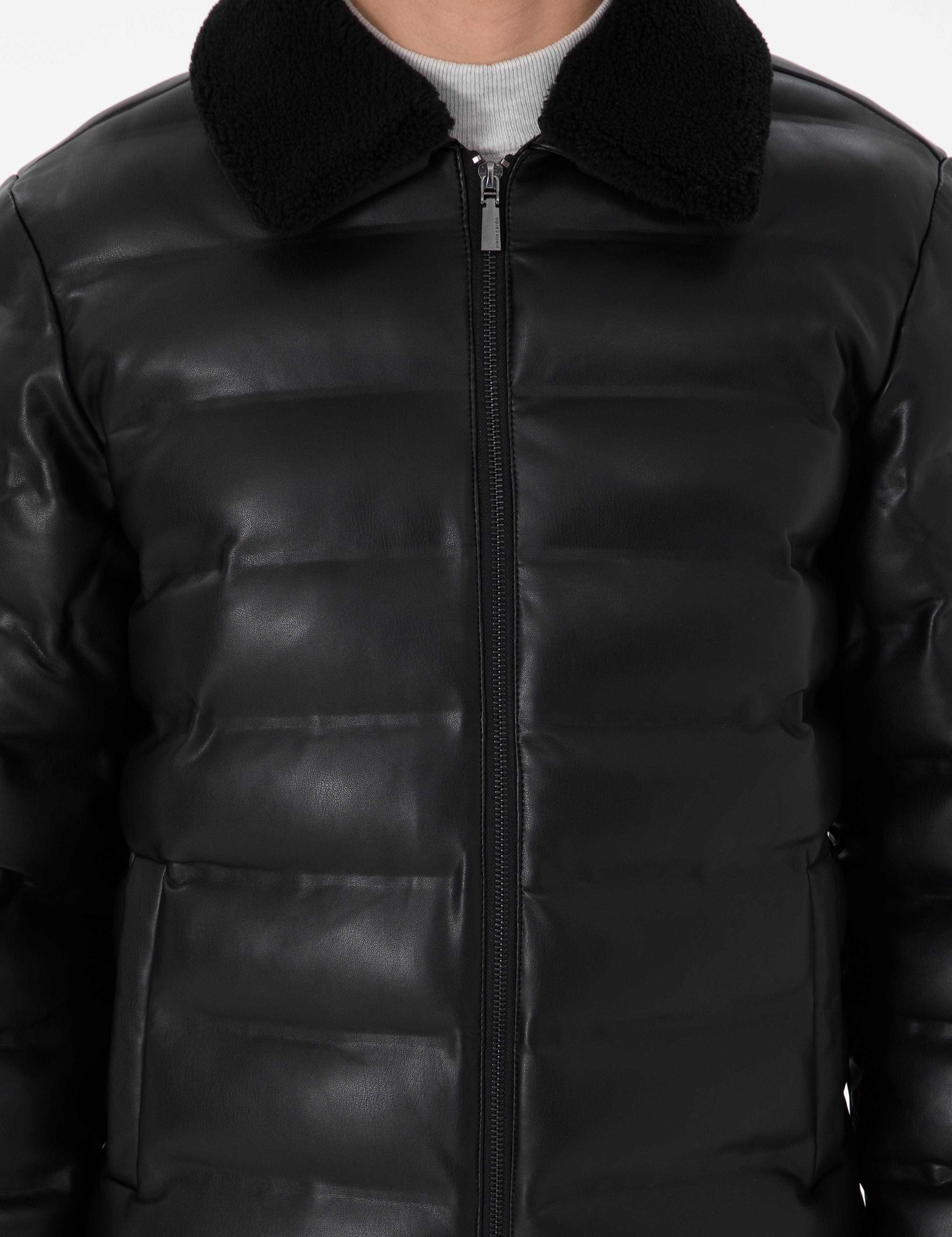 Siyah Suni Deri Mont