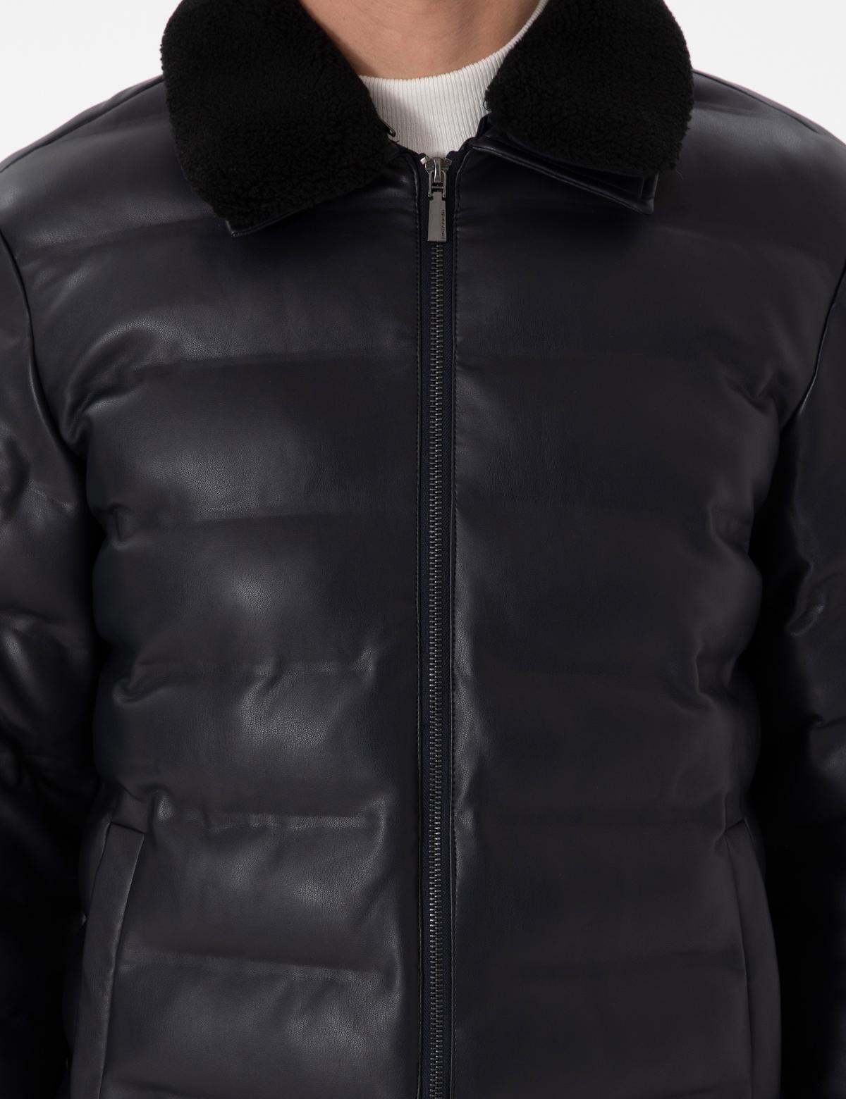 Lacivert Suni Deri Mont - 50300555010