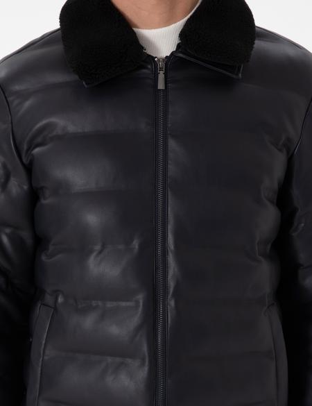 Lacivert Suni Deri Mont - 50300555010