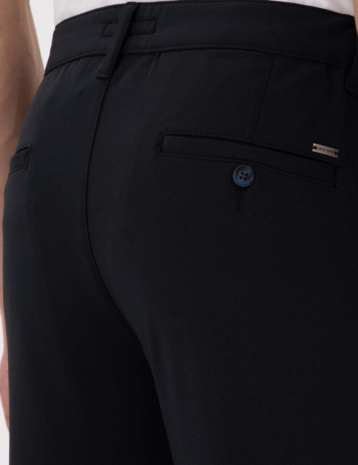 Lacivert Slim Esnek Jogger Fit Kanvas Pantolon - 50307954016