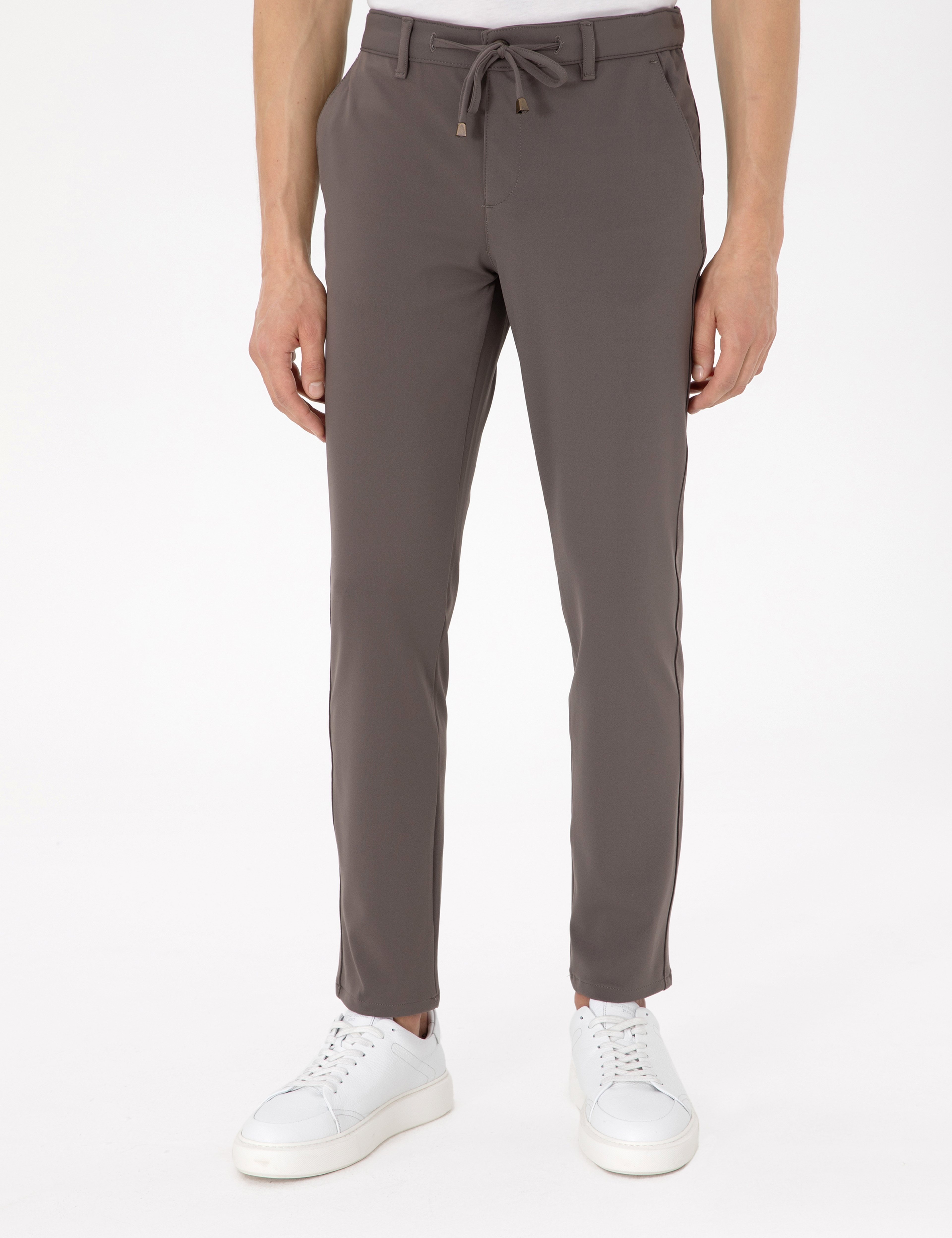 Vizon Slim Fit Esnek Jogger Kanvas Pantolon - Image 2