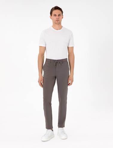 Vizon Slim Fit Esnek Jogger Kanvas Pantolon