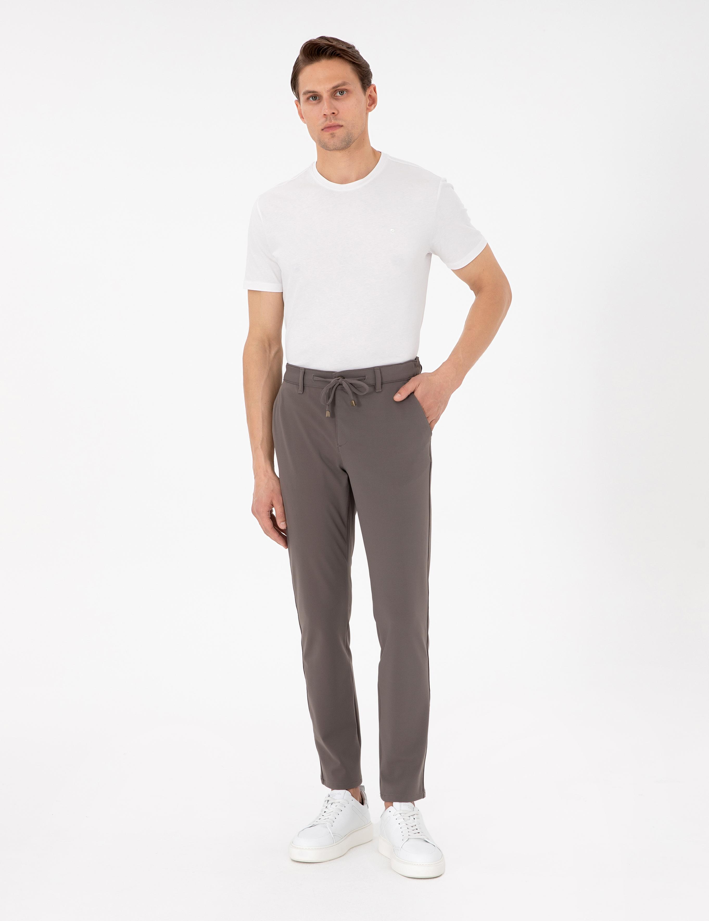 Vizon Slim Fit Esnek Jogger Kanvas Pantolon