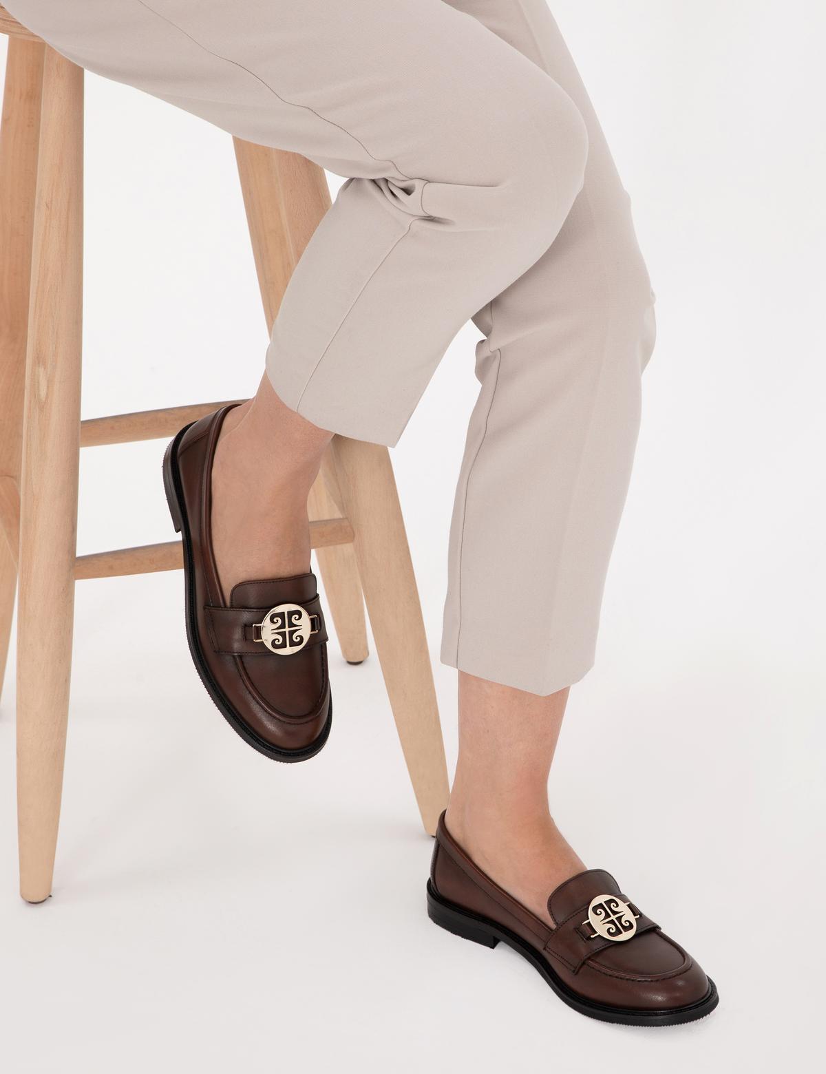 Taba Deri Casual Ayakkabı - 50295574002