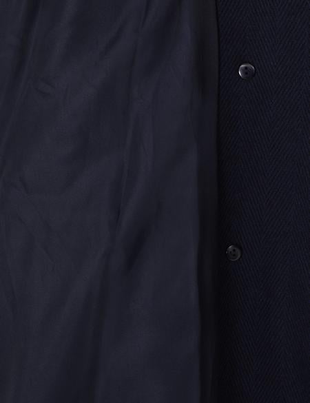 Lacivert Kaşe Kaban - 50290349020