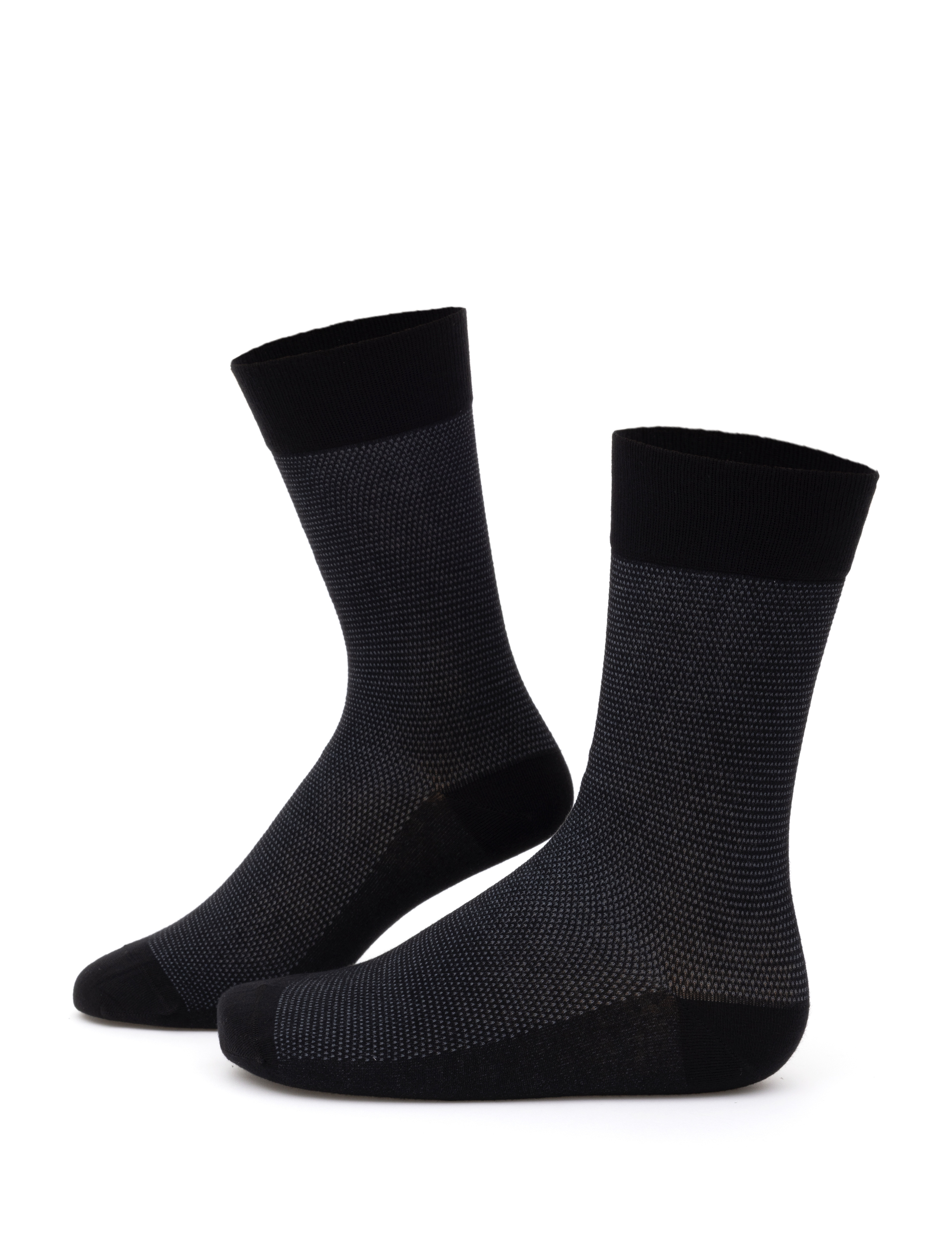 Erkek Bambu Karışımlı 3'lü Paket Siyah Soket Basic Çorap