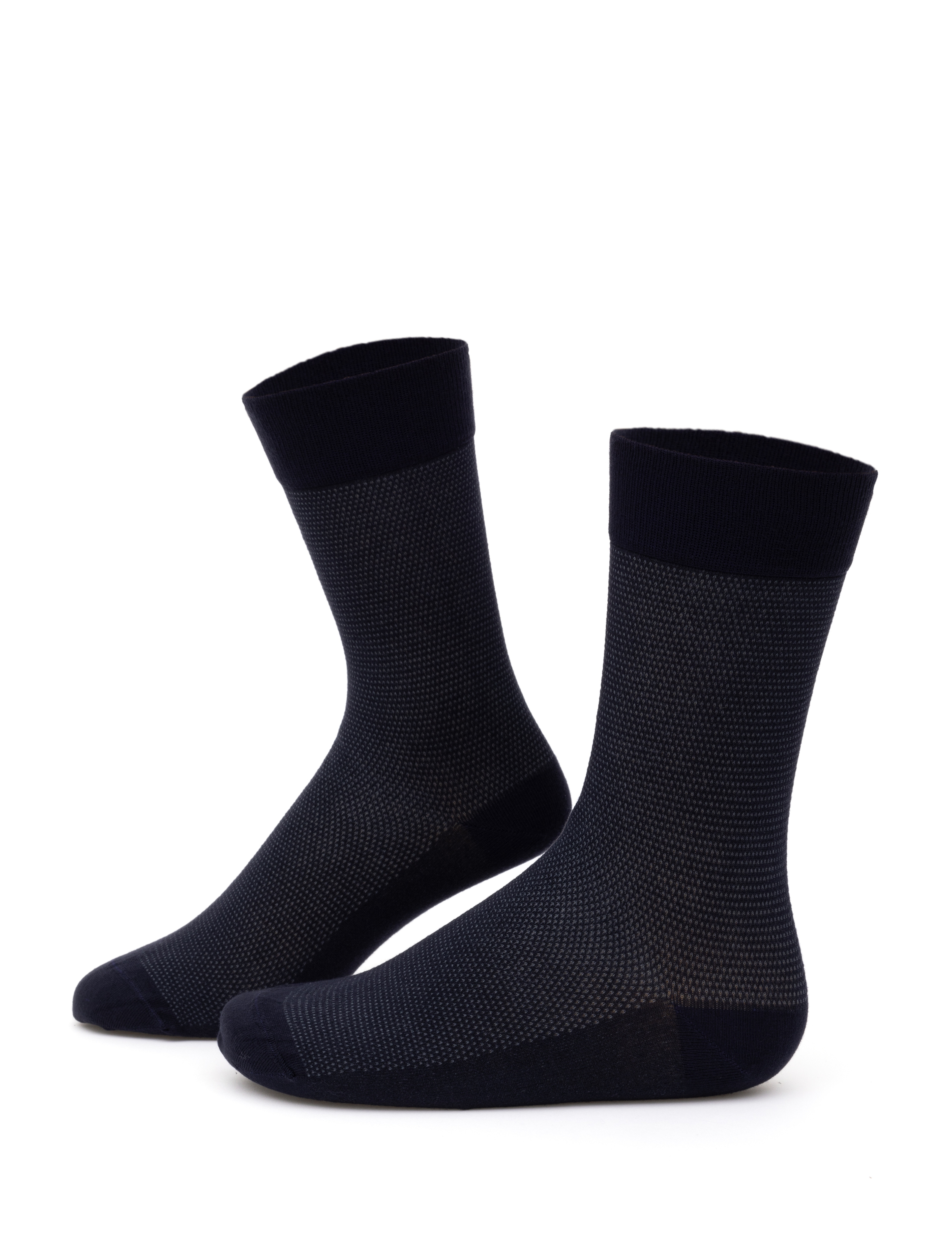 Erkek Bambu Karışımlı 3'lü Paket Siyah Soket Basic Çorap - Image 4