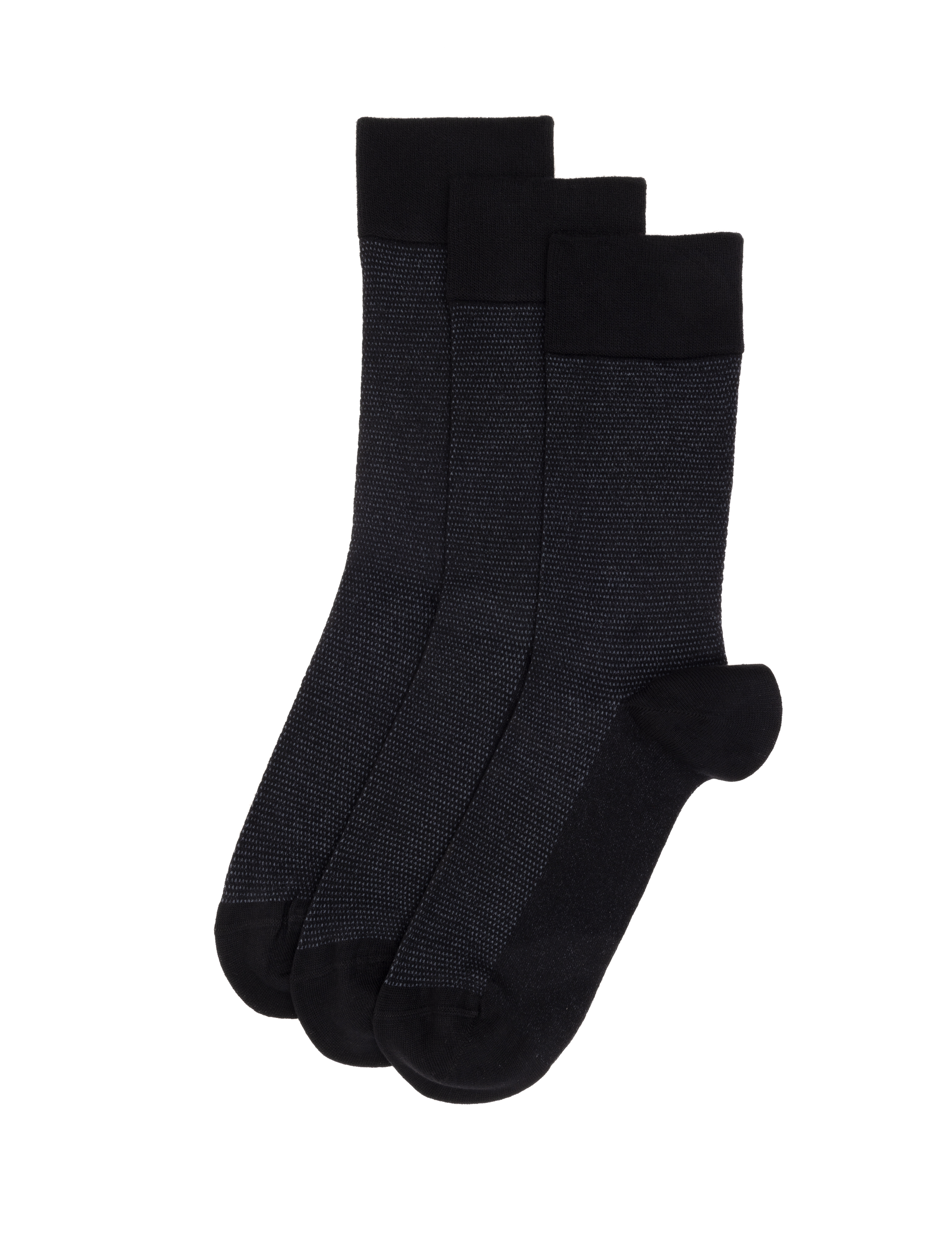 Erkek Bambu Karışımlı 3'lü Paket Antrasit Soket Basic Çorap - Image 1