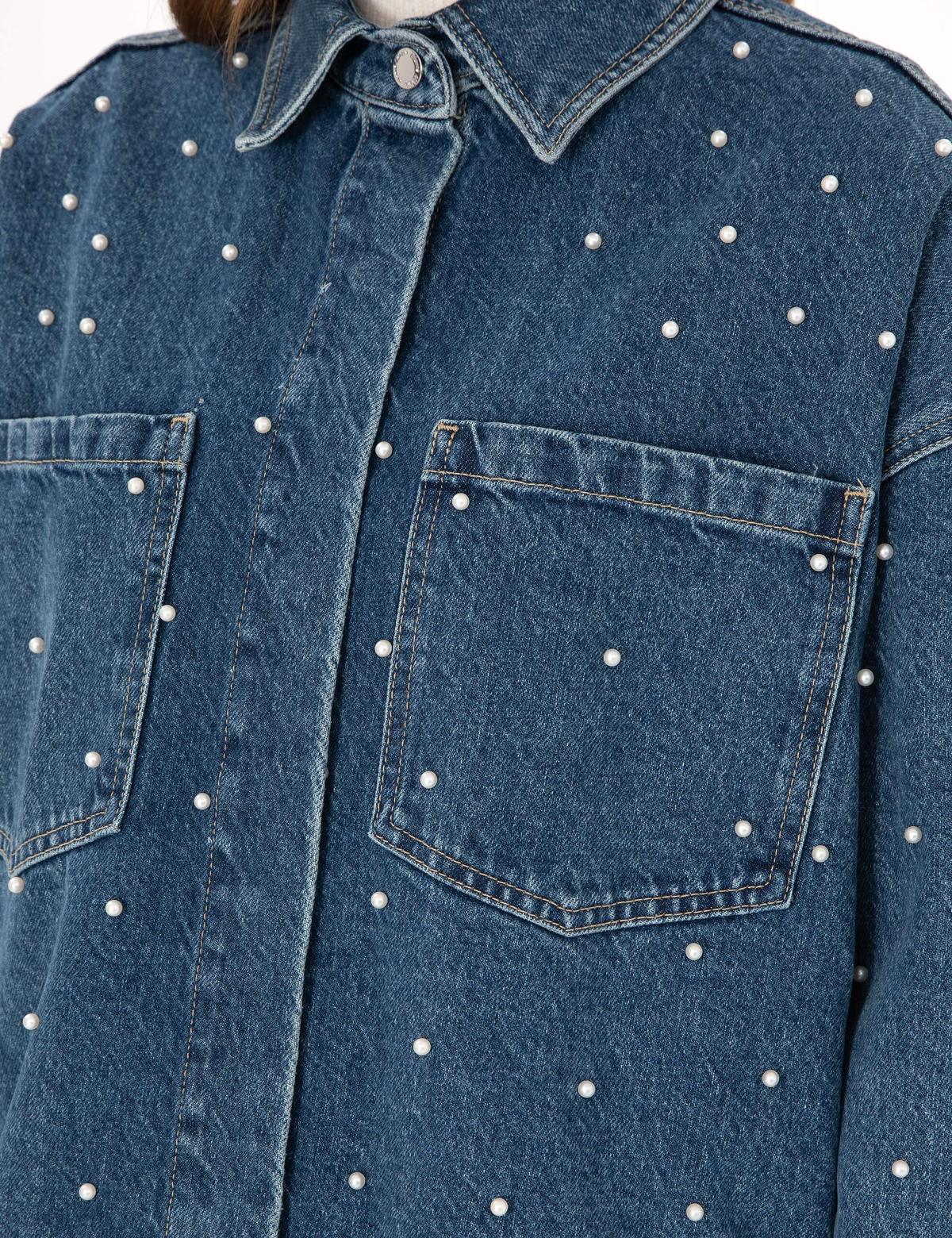 İndigo Comfort Fit Jean Ceket - 50291400011