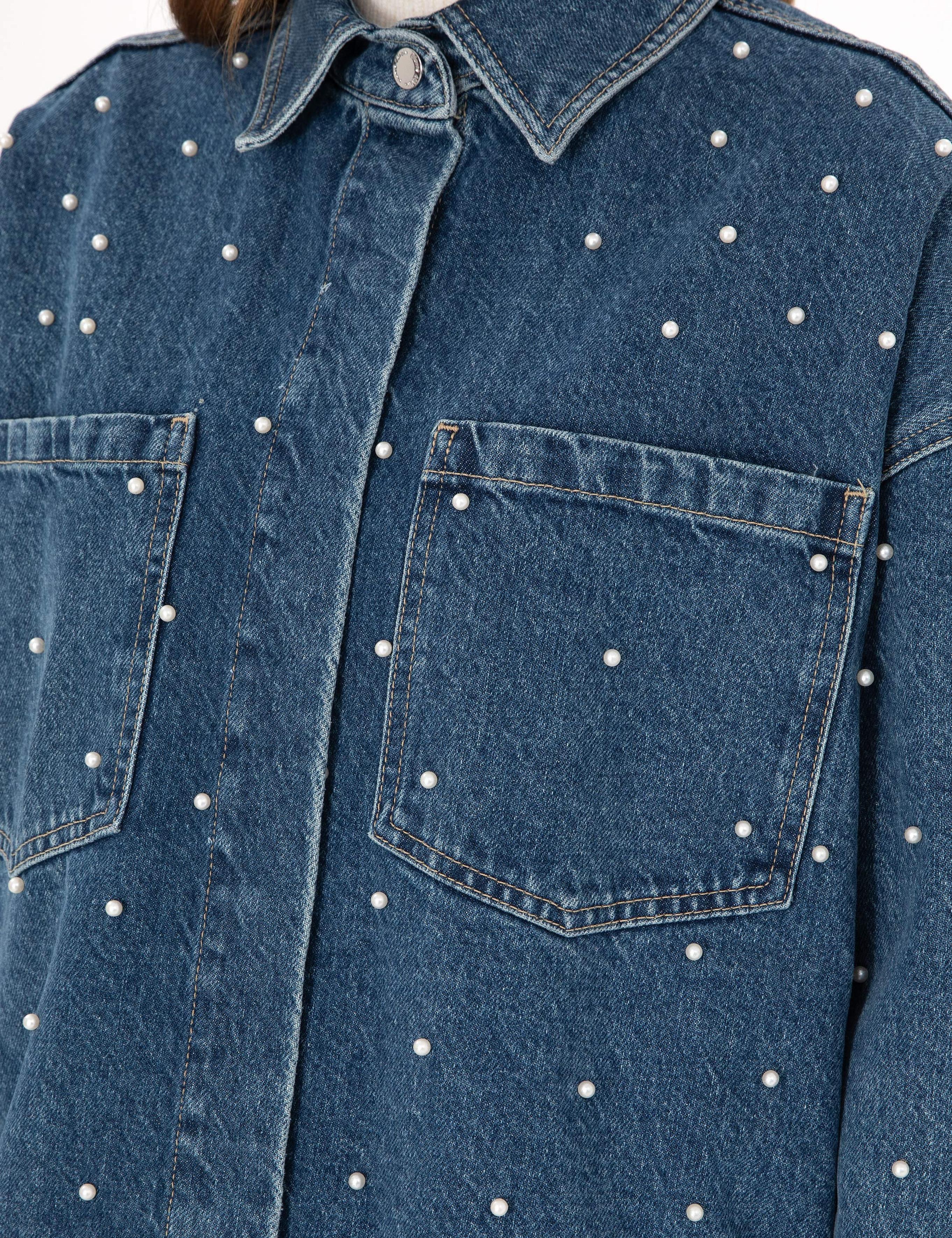 İndigo Comfort Fit Jean Ceket