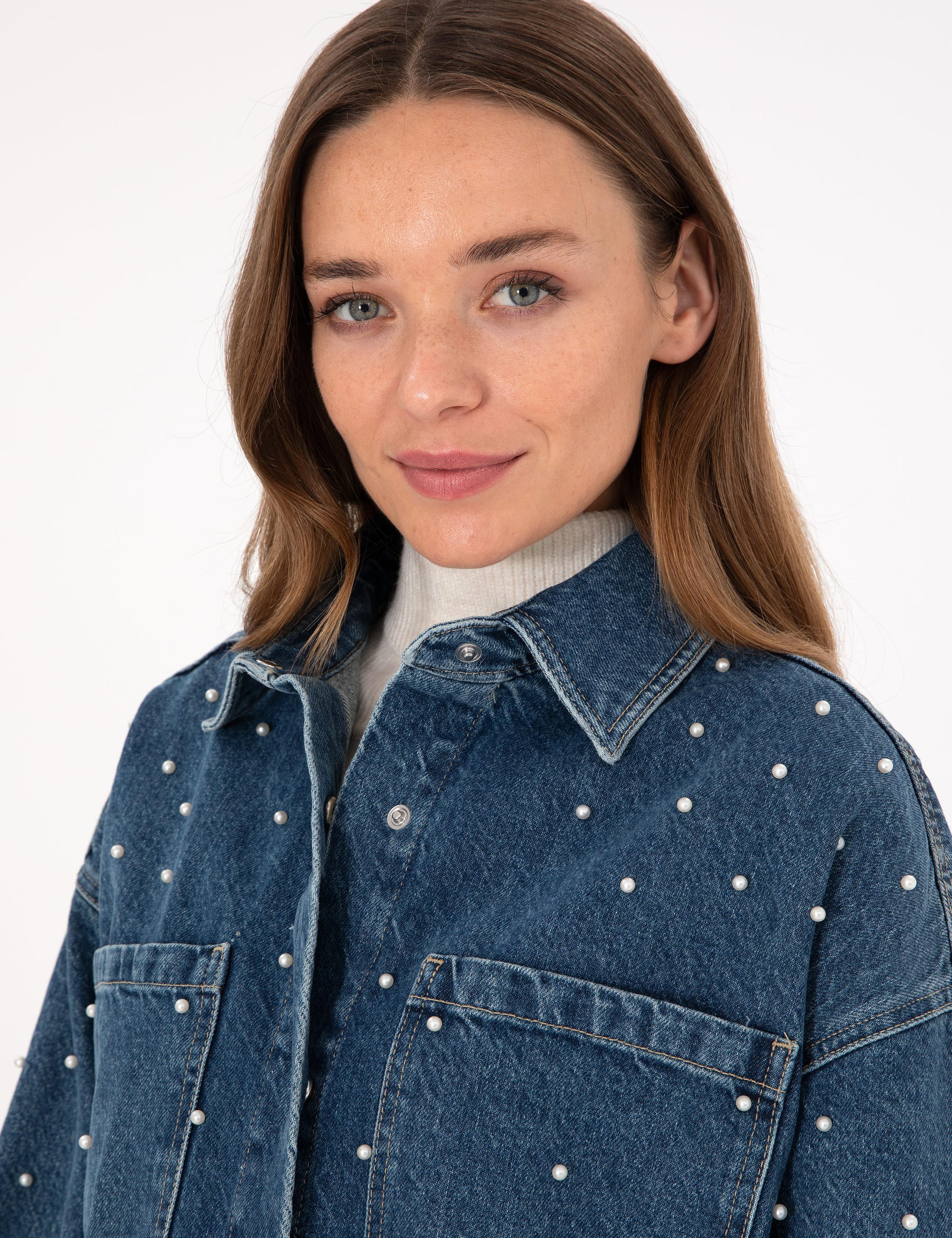 İndigo Comfort Fit Jean Ceket