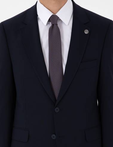 Lacivert Slim Fit Takım Elbise