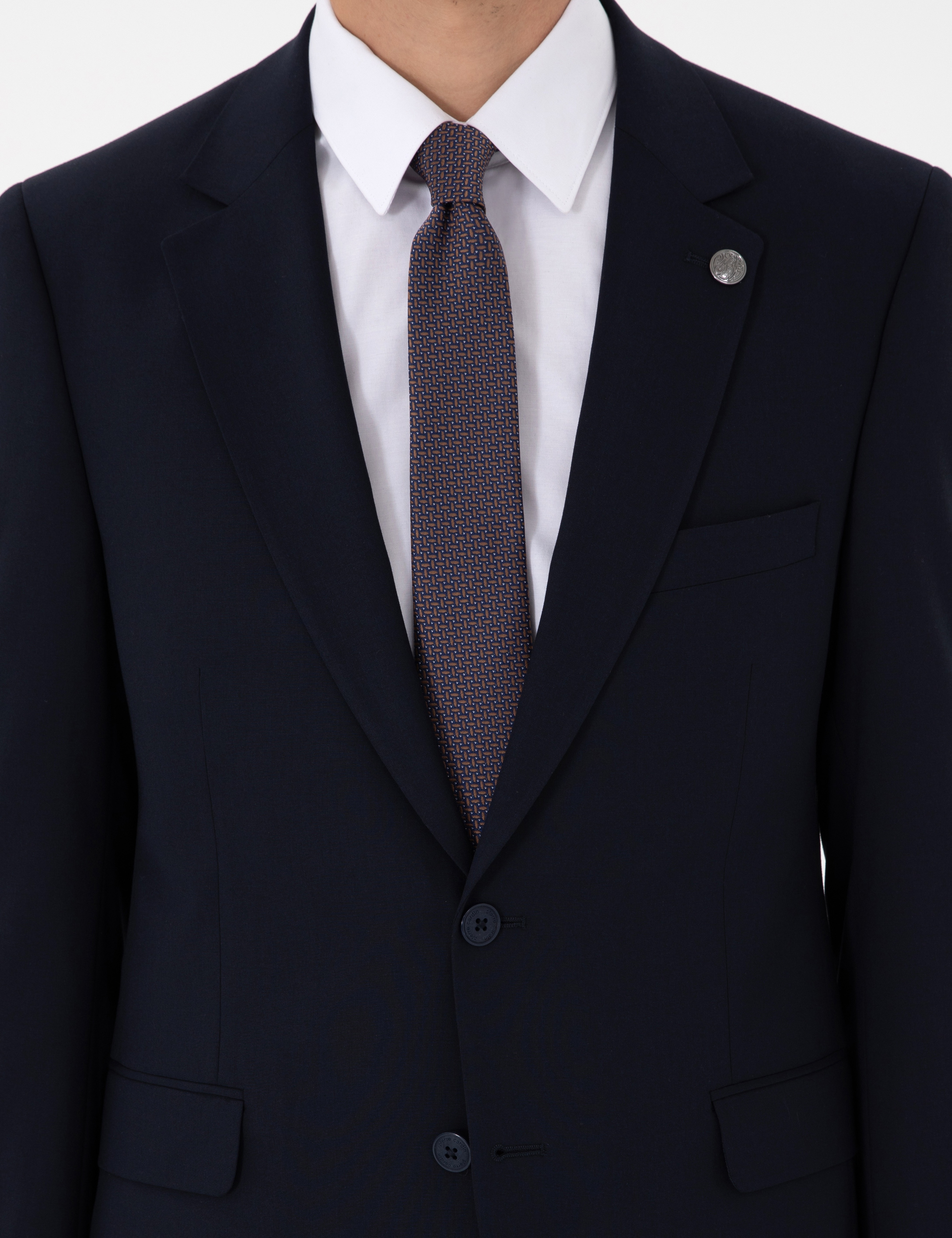 Lacivert Slim Fit Takım Elbise