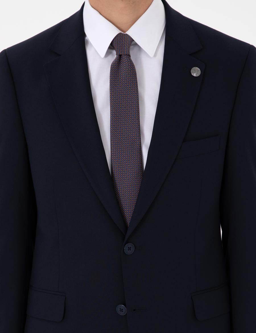 Lacivert Slim Fit Takım Elbise