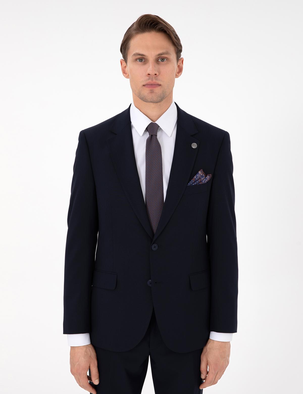 Lacivert Slim Fit Takım Elbise - 50306773047