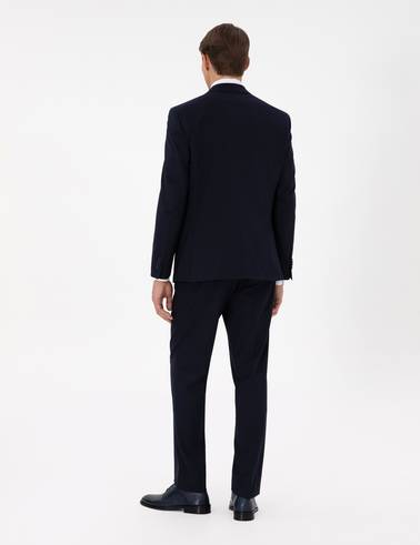 Lacivert Slim Fit Takım Elbise
