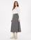 Gri A Kesim Dokuma Etek