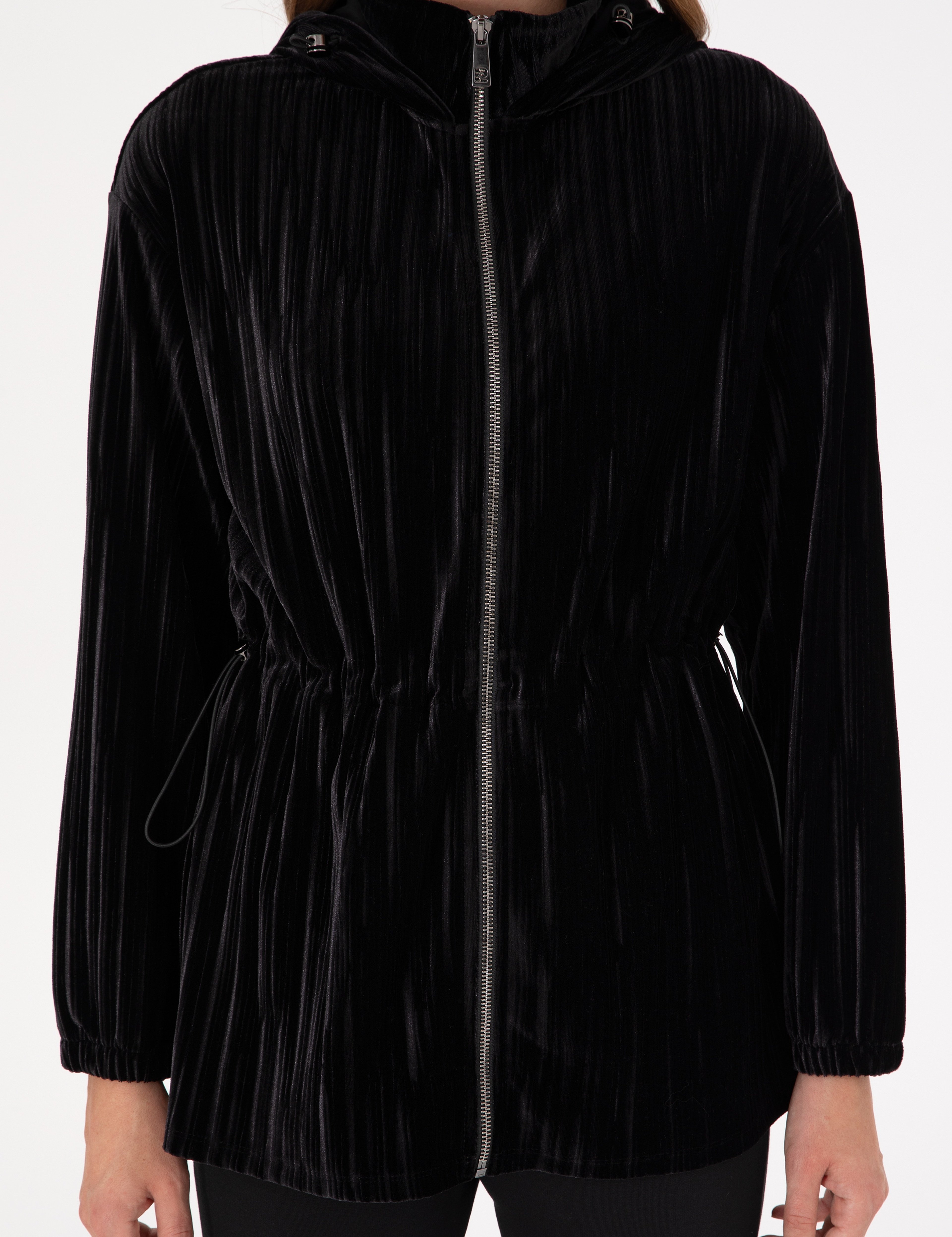 Siyah Oversize Örme Hırka