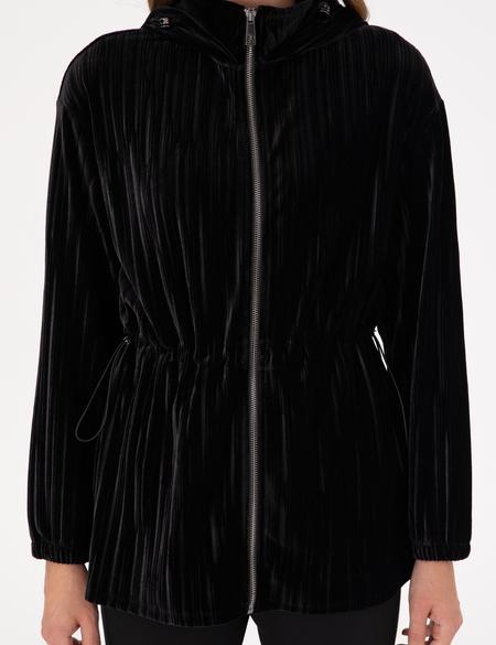 Siyah Oversize Örme Hırka - 50290970010