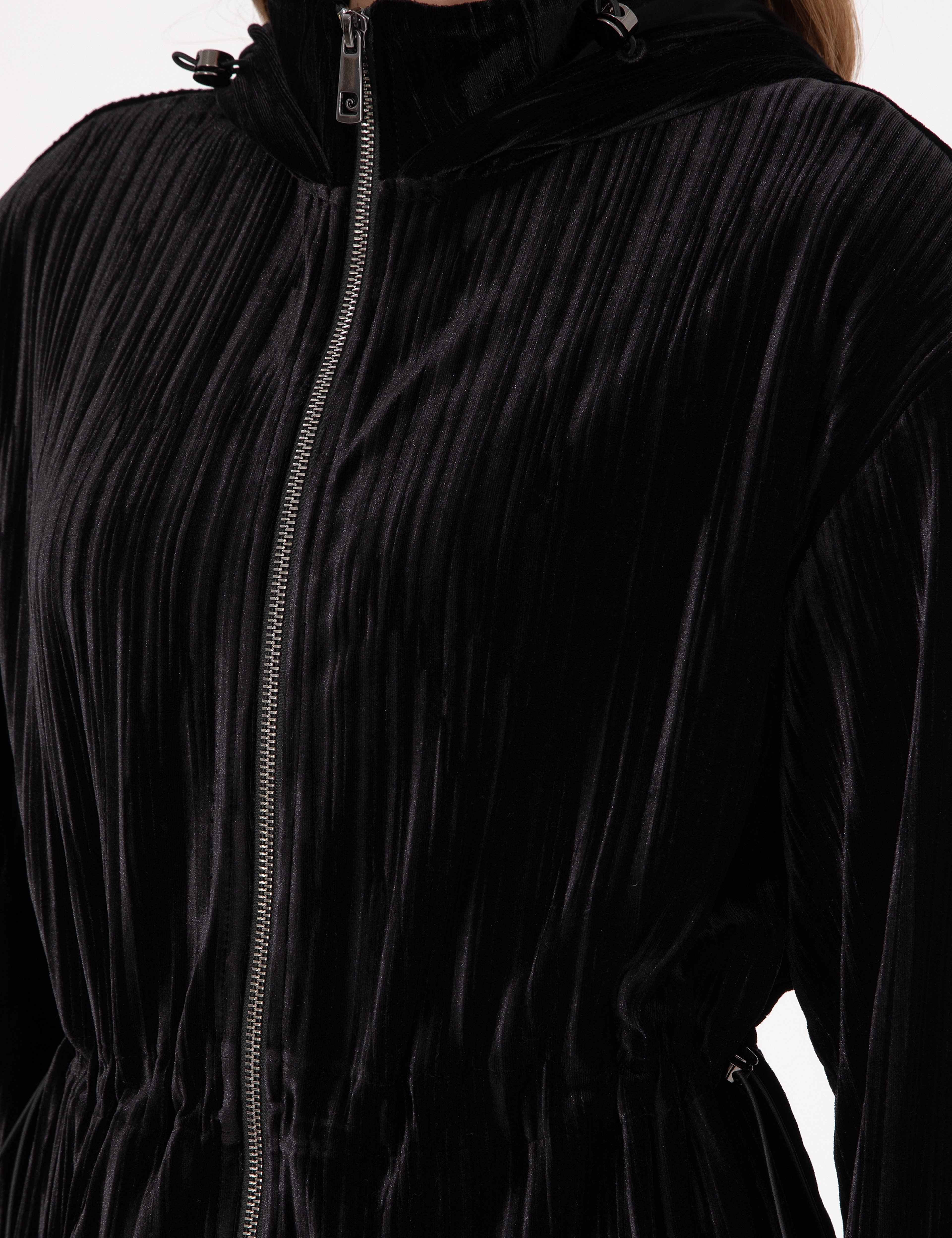 Siyah Oversize Örme Hırka