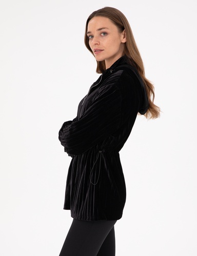 Siyah Oversize Örme Hırka