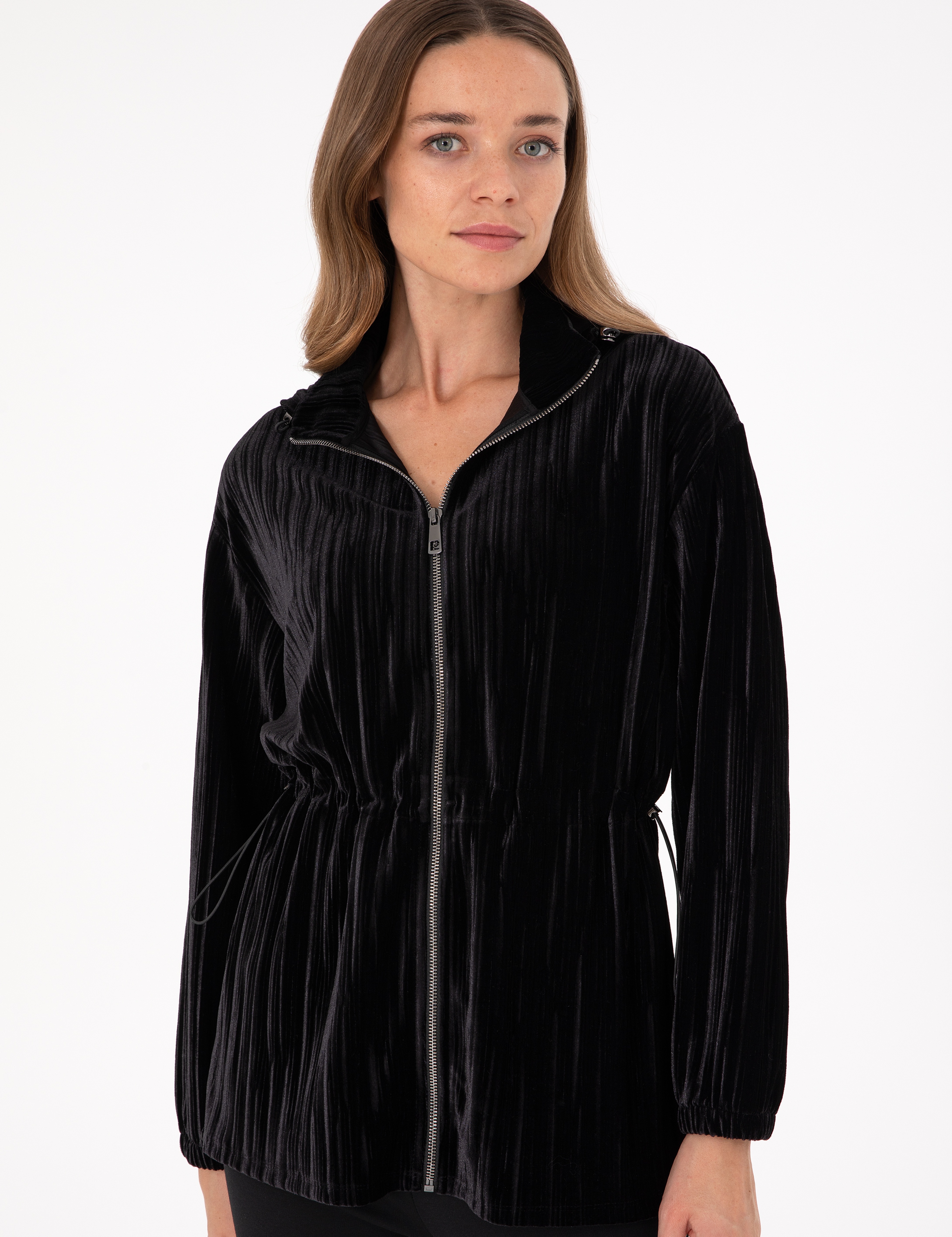 Siyah Oversize Örme Hırka - Image 3