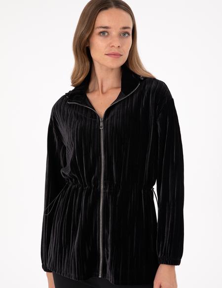 Siyah Oversize Örme Hırka - 50290970010