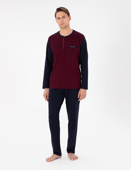 Bordo Pijama Takımı - 50306699012