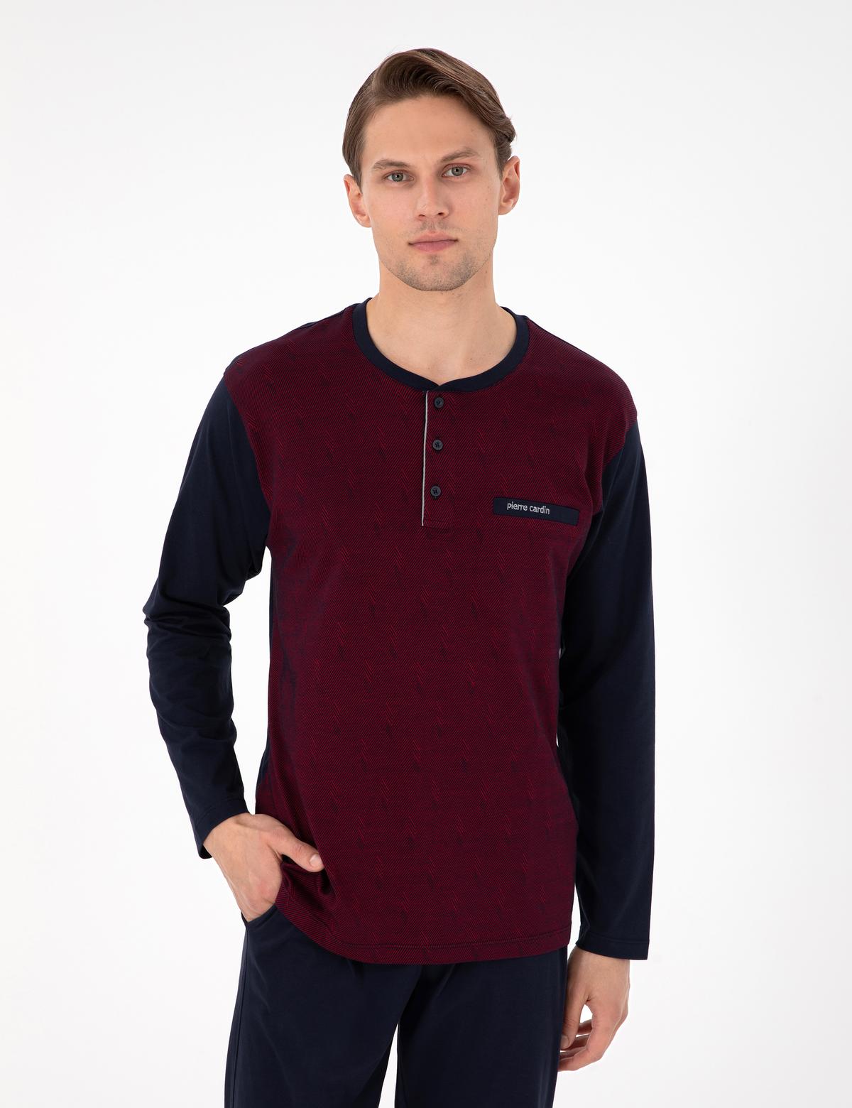 Bordo Pijama Takımı - 50306699012