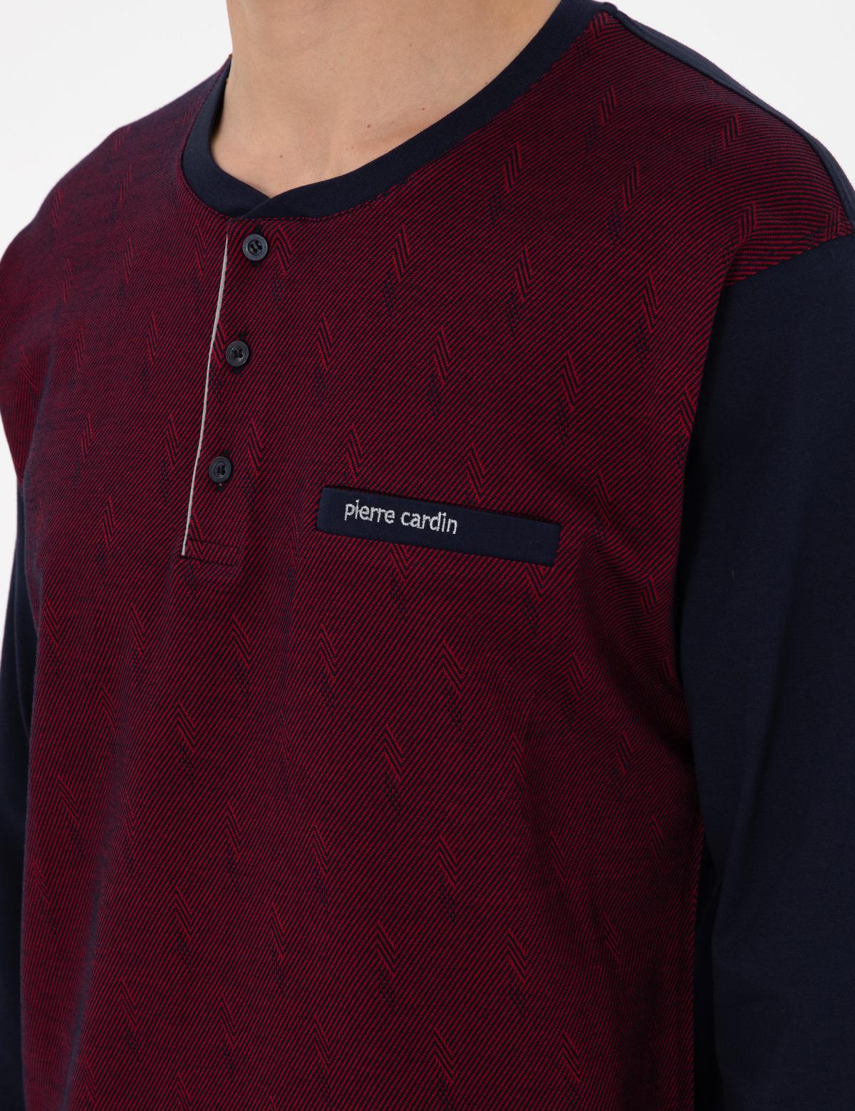 Bordo Pijama Takımı - 50306699012