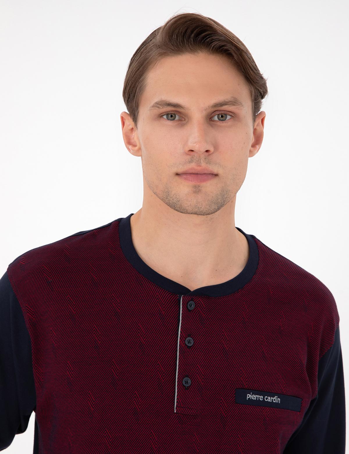 Bordo Pijama Takımı - 50306699012