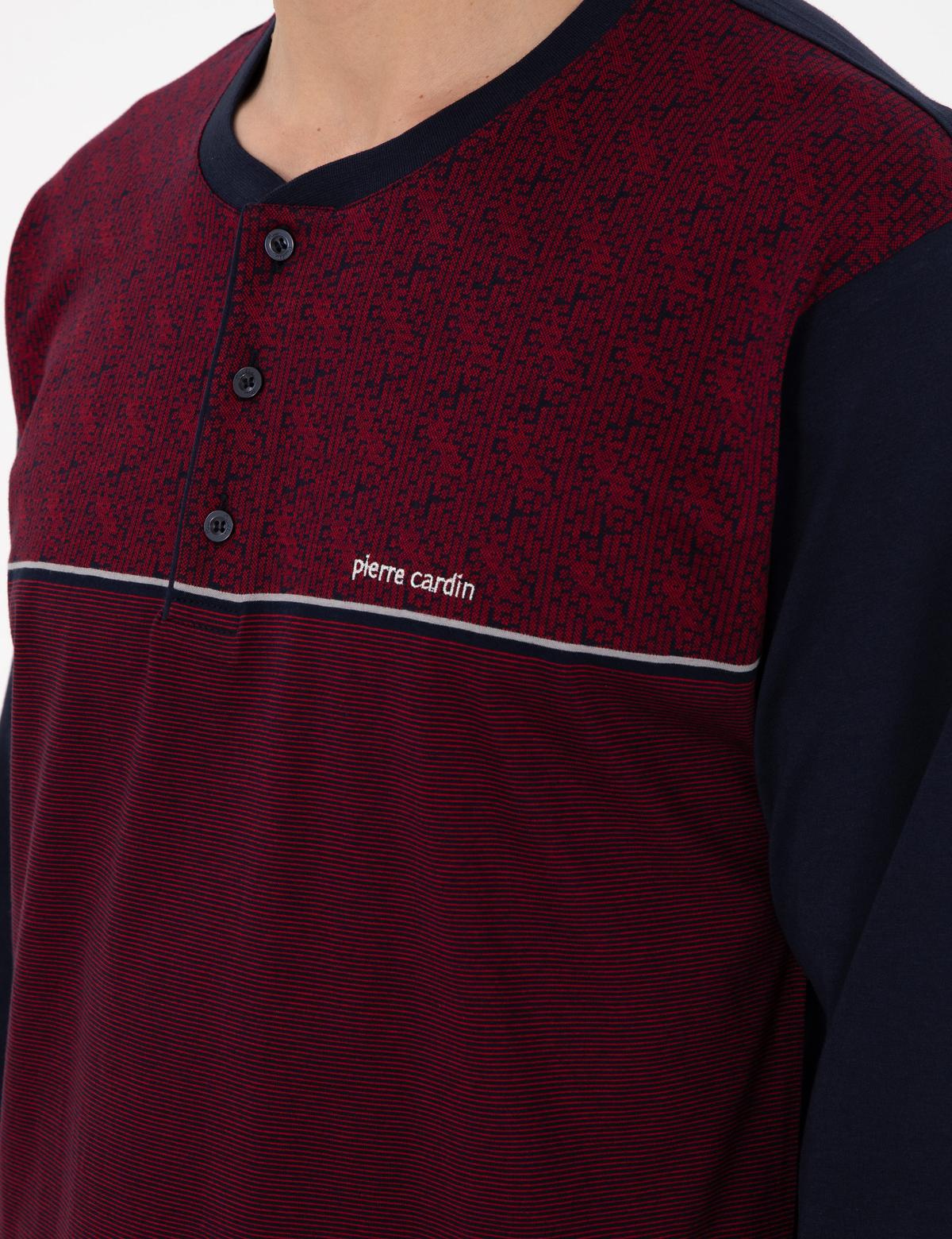 Bordo Pijama Takımı - 50306698004