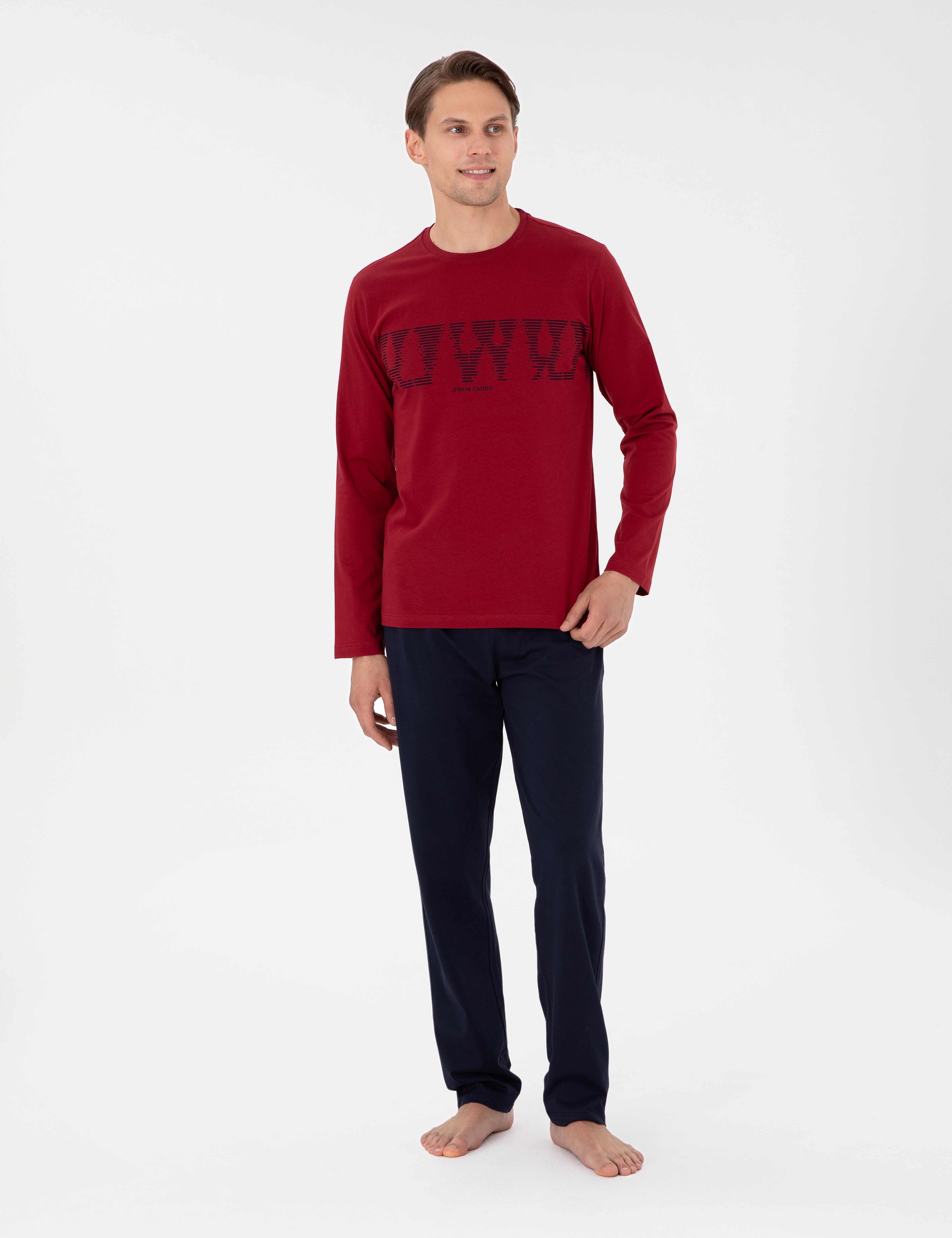 Bordo Pijama Takımı - Image 4