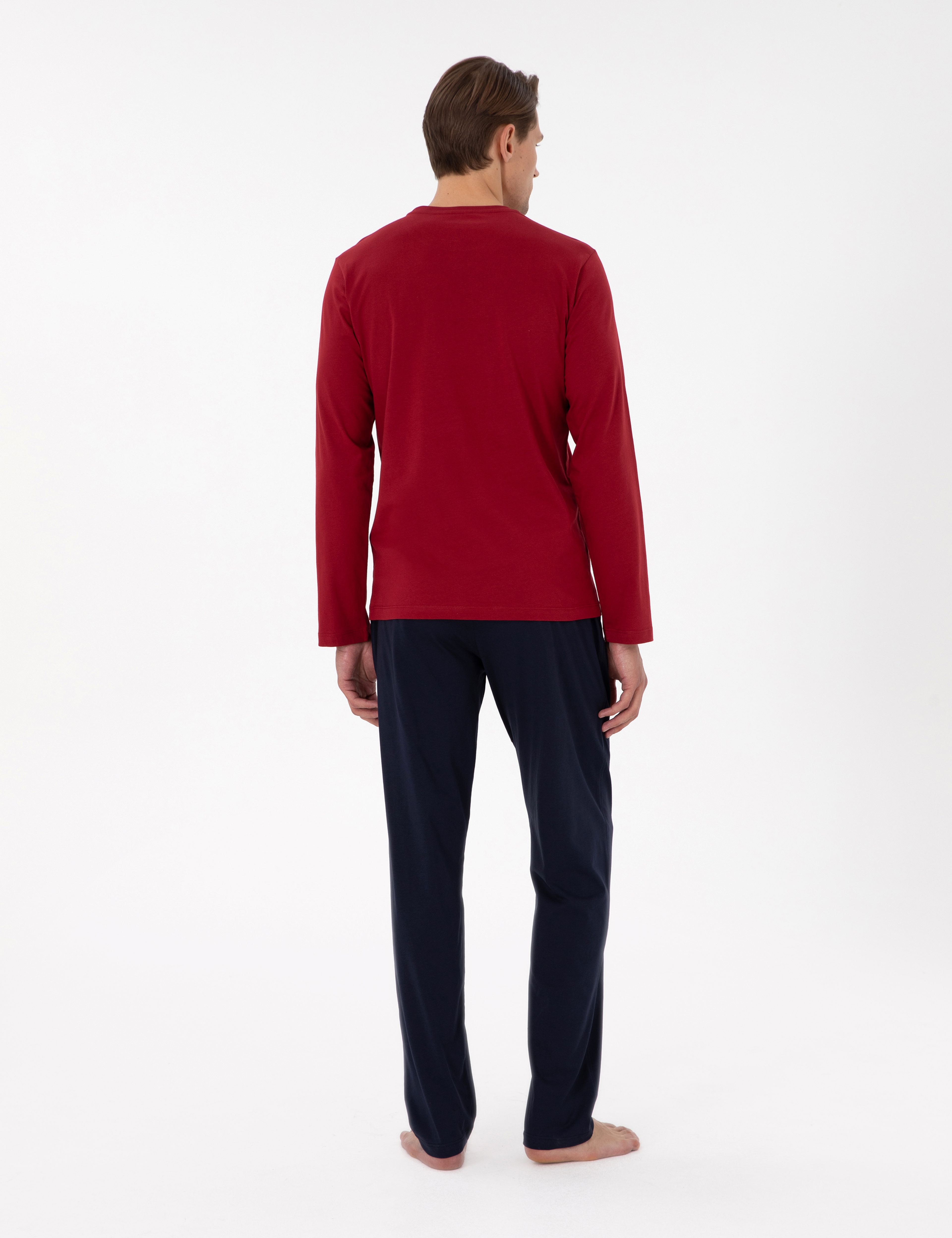 Bordo Pijama Takımı - Image 5